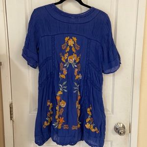 Free people embroidered dress